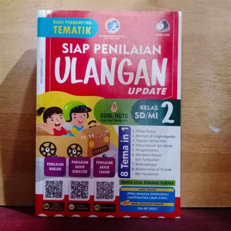 Buku Pendamping Tematik Siap Penilaian Ulangan Kls Sd Mi Lazada