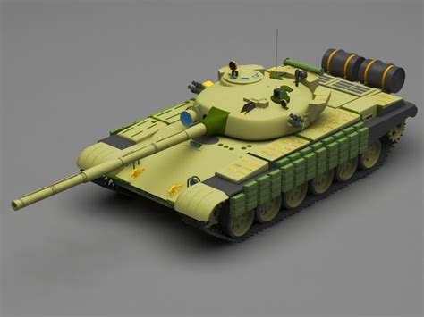 3D Tank T-72B | CGTrader