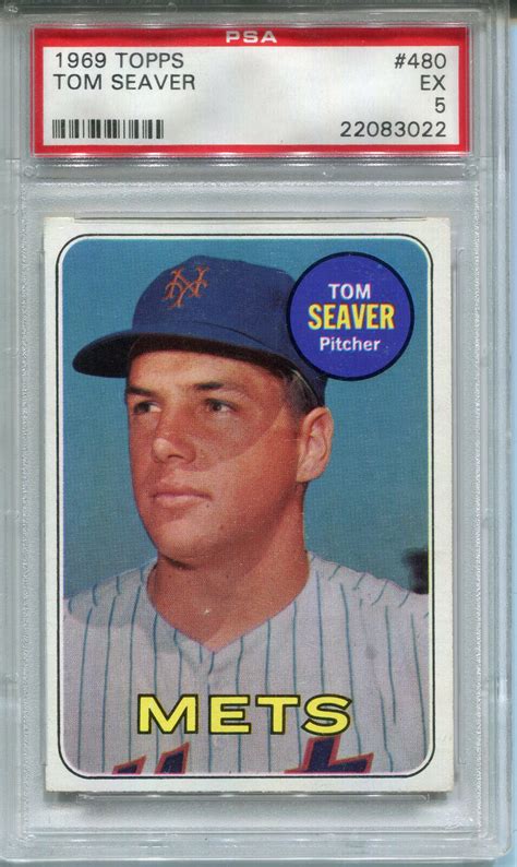 Topps Tom Seaver Psa Ex New York Mets Ebay