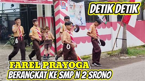 Detik Detikfarel Prayoga Mau Berangkat Ke Smp N Srono Bersama Teman