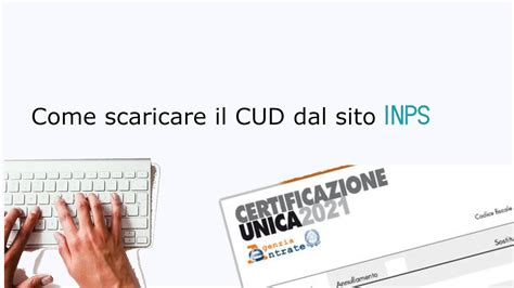 Come Scaricare Il CUD Certificazione Unica INPS YouTube