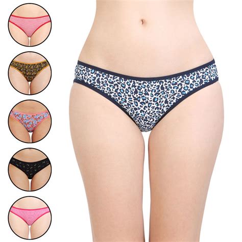 Bodycare Pack Of Printed Bikini Briefs In Assorted Color E Pcs