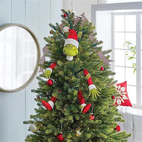 Christmas Tree Decorations Grinch Elf Head Grinch Elf Headarmleg For Christmas Tree Stole