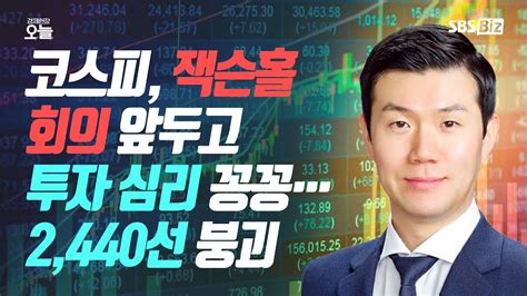 마감시황 코스피 잭슨홀 회의 앞두고 투자 심리 꽁꽁2440선 붕괴 Youtube