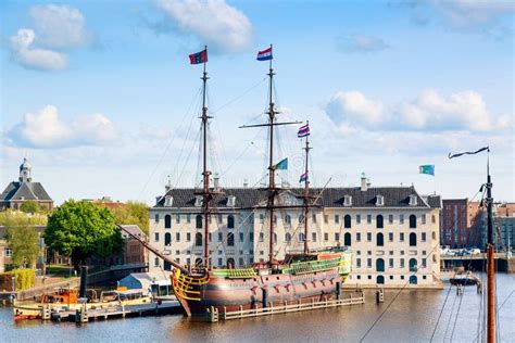 Amsterdam Países Bajos Mayo De 2018 Museo Marítimo Nacional