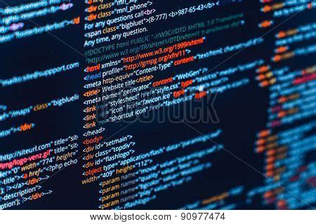 Html Code Image & Photo (Free Trial) | Bigstock