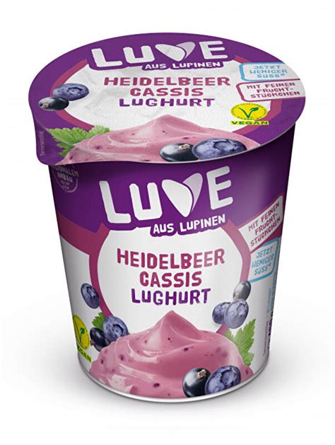 Lupinen Joghurt Alternative Heidelbeer Cassis Von LUVE Kokku Dein