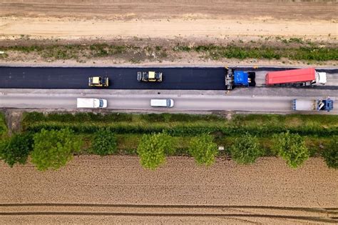 Rozbudowa DK 22 w gminie Stare Pole Są już miejsca gdzie kierowcy