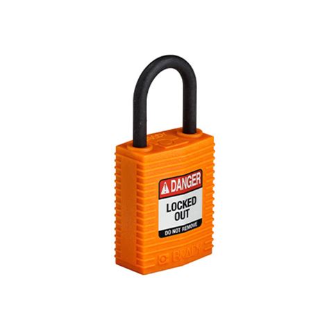 Brady Nylon Safekey Compact Veiligheidshangslot Oranje Lockout