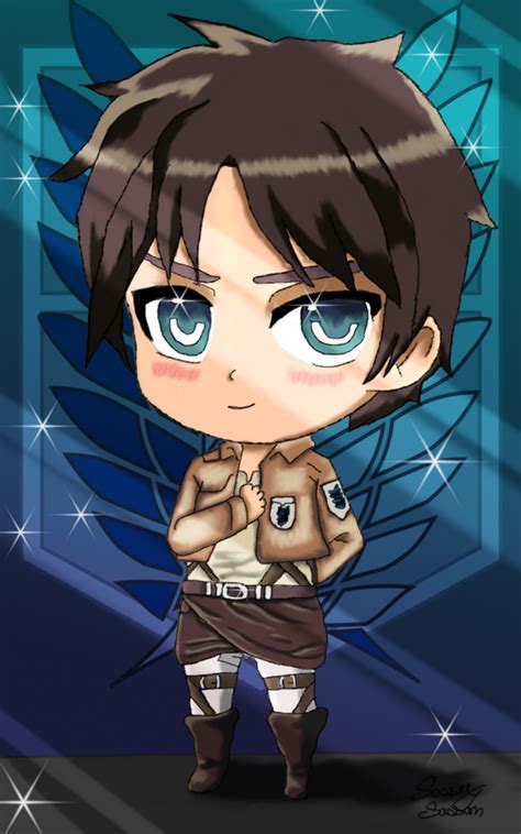 Eren Jaeger Cute Wallpaper By Sassysassan On Deviantart