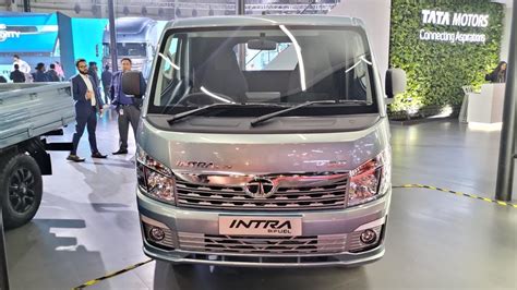 New Tata Intra V20 BiFuel V20 Pickup Unveiled 2023 Auto Expo