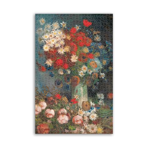 Puzzle Teile Van Gogh Vase Mit Blumen Museum Webshop