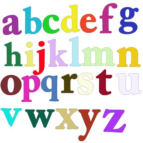 lowercase alphabet | Free SVG