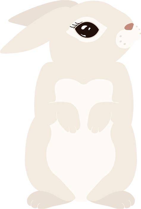 Symbol of the Year Rabbit vector clipart 12489477 Vector Art at Vecteezy