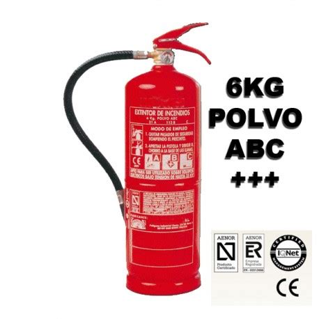 Extintor De Polvo Abc Kg Alta Eficacia