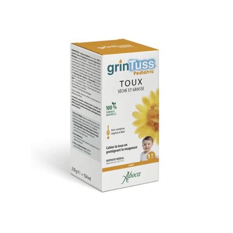 ABOCA Grintuss Pediatric Sirop 210g Parapharmacie Pharmarket