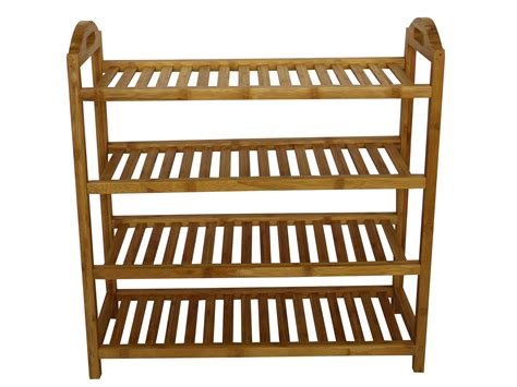 Tier Bamboo Shoes Rack