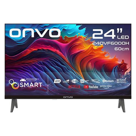 Onvo 24OVF6000H 24 60 Ekran WIFI 12V Uydu Alıcılı Android Smart LED TV