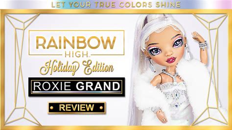 Review Roxie Grand Holiday Edition 🌈 Especial Rainbow High 🌈 Youtube