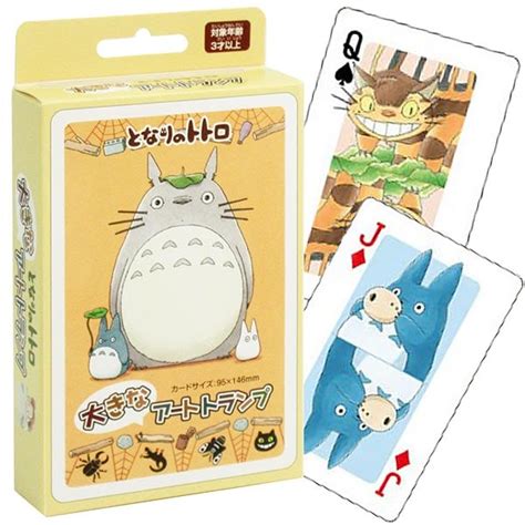 Bems Studio Ghibli Mon Voisin Totoro Grandes Cartes Jouer X Mm