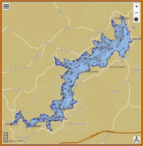 Lake Wallenpaupack Map - map : Resume Examples #GM9O5wkVDL