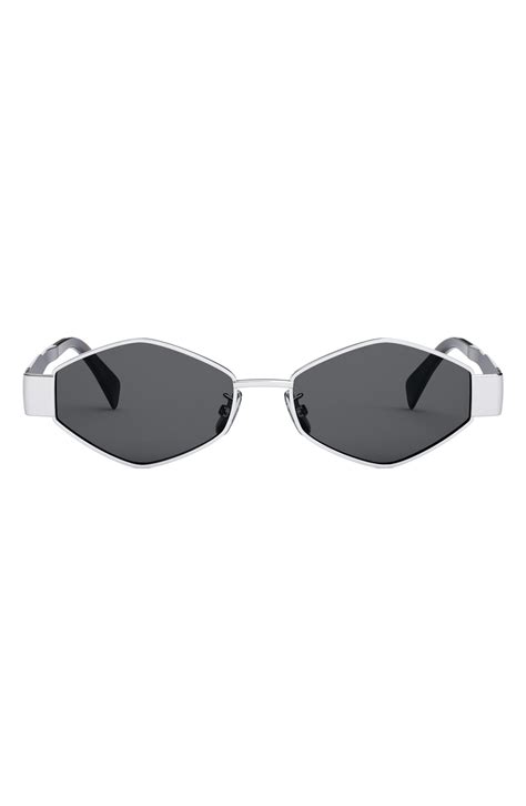 Celine Triomphe Mm Geometric Sunglasses Lyst