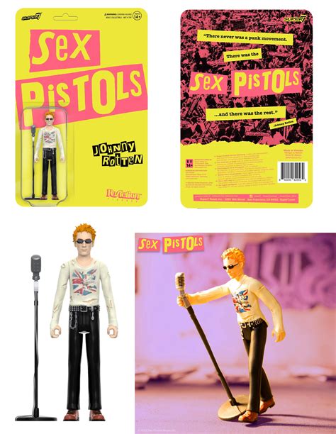 Sex Pistols Johnny Rotten Reaction Super Figure Unkind