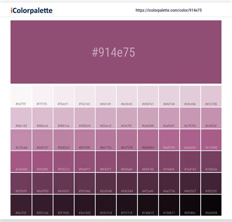 Sugar Plum Information Hsl Rgb Pantone