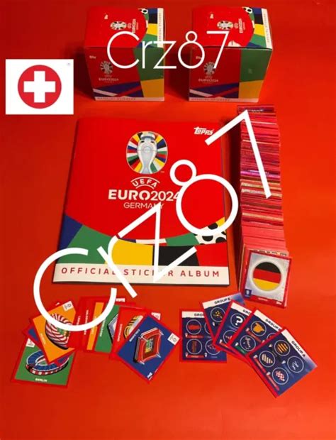 TOPPS EURO 2024 SWISS EDITION COMPLETO TUTTE LE 100 PARALLELE GOLD SP