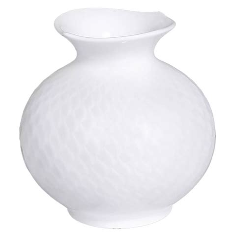 Vase mit Relief Wellenspiel Weiß 9cm von Meissen erkmann