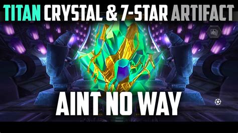 Titan Crystal And 7 Star Artifact Crystal Opening Aint No Way Marvel Contest Of Champions