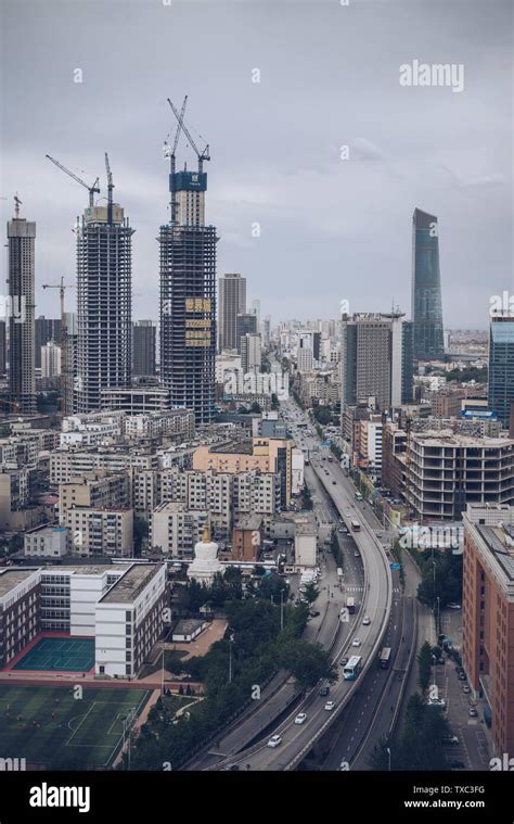 Shenyang Xita City Scenery Stock Photo Alamy