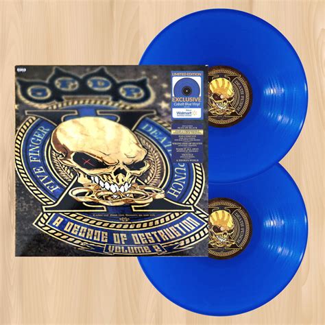 Five Finger Death Punch A Decade Of Destruction Vol 2 Cobalt Blue Ballena Records