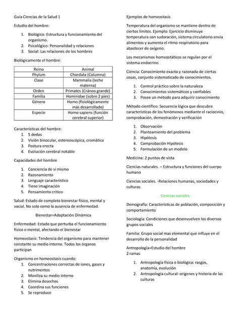 Guía Ciencias De La Salud Guía Ciencias De La Salud 1 Estudio Del