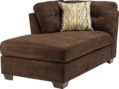 Ashley Delta City Benchcraft Chocolate Corner Chaise Chaise