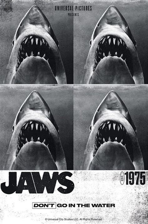 Poster Jaws - 1975 | Wall Art | 3+1 FREE | Europosters