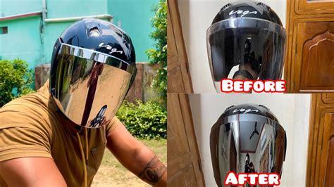 How To Remove Fix Helmet Visor Vega Lark Helmet Mercury Visor