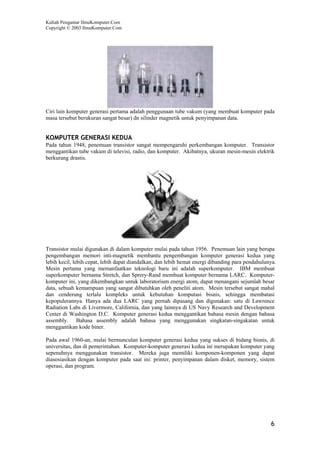 sejarah komputer | PDF