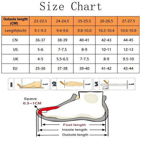 Adults Slippers Size Chart – FeelsComfy