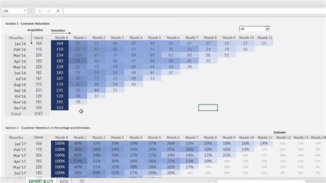 Cohort Analysis Excel Template - prntbl.concejomunicipaldechinu.gov.co