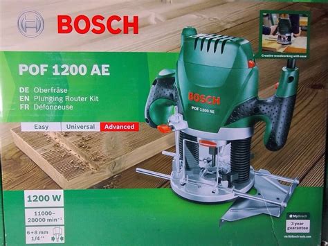 Bosch POF 1200 AE Oberfräse 060326A100 3165140451628 eBay