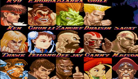 Street Fighter Lista Completa Todos Os Personagens Geek Ninja