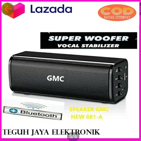 Gmc A Speaker Multimedia Portable Dengan Fm Radio Slot Usb