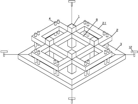 一种输电铁塔基础加固结构的制作方法