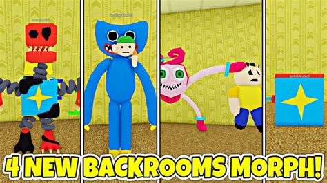 How To Get ALL 4 NEW POPPY PLAYTIME BACKROOM MORPHS PROJECT PLAYTIME