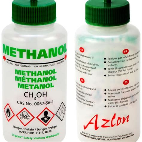 Dynalon Methanol Ml Ghs Wash Bottles Lab Equipment