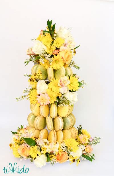 how to make a macaron tower
