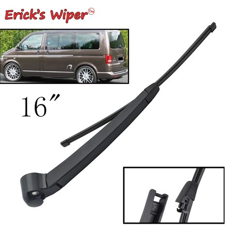 Erick S Wiper 16 Rear Wiper Blade Arm Set Kit For Vw Transporter T5 2003 2013