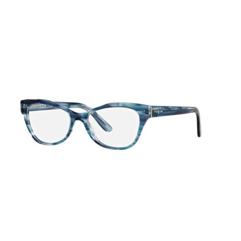 Vogue Vo 5359 2870 Blu A Strisce Occhiale Da Vista Donna