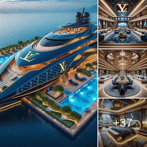 Luxurious Horizons Explore Our Louis Vuitton Inspired Mega Yacht Concept